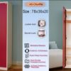 Aarti Steel Wardrobe AS-Churufile | Stylish Almirah with Inner Mirror