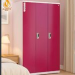 Aarti Steel Wardrobe AS-10 | Triple-Door Steel Almirah with Locker & Secret Lock