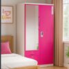 Aarti Steel Wardrobe N-AS-07 | Mirror Door