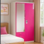 Aarti Steel Wardrobe N-AS-07 | Mirror Door