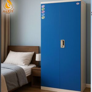 Aarti Steel Wardrobe N-AS-1S | Dual-Door Locker Almirah